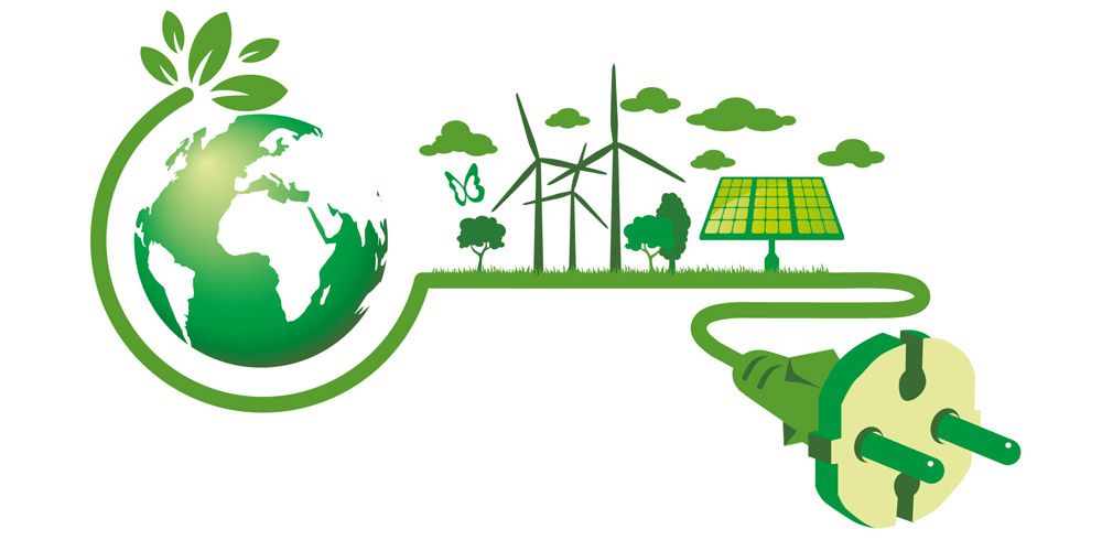 Erneuerbare Energie Grafik